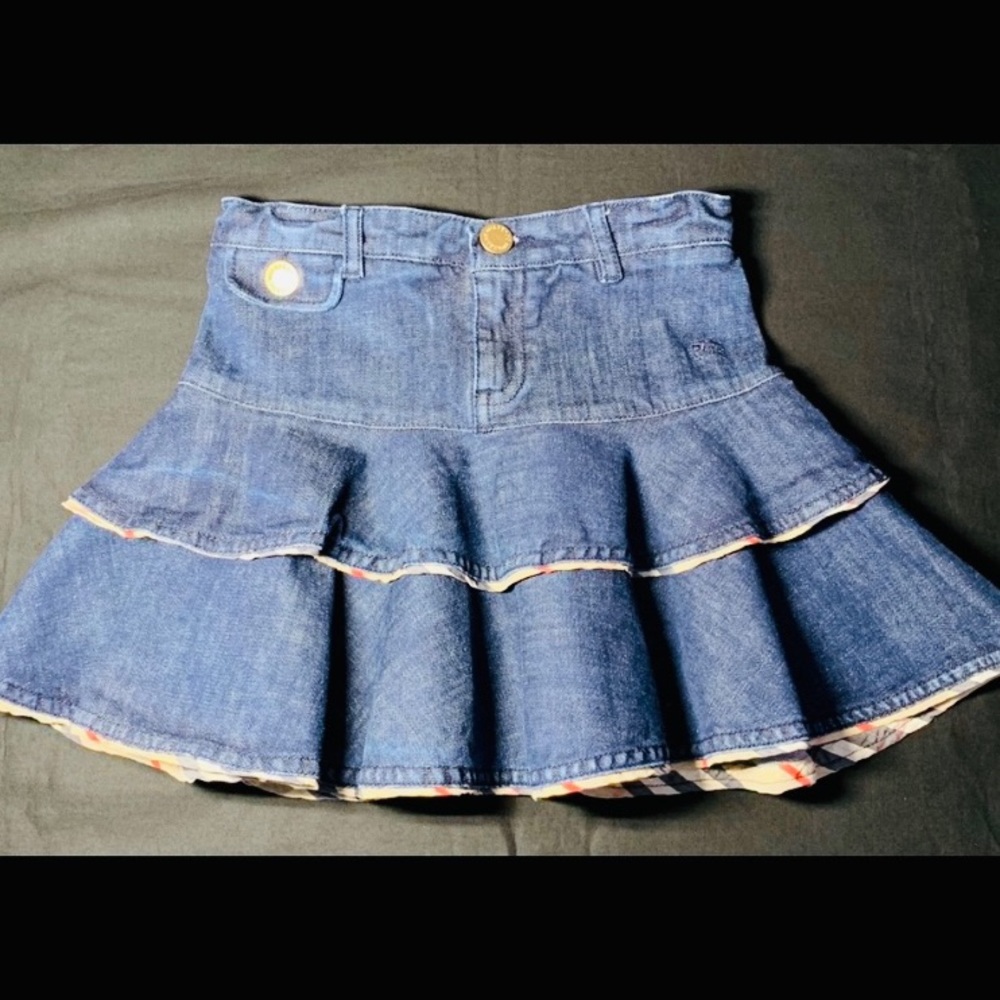 Burberry Girl Denim Skirt